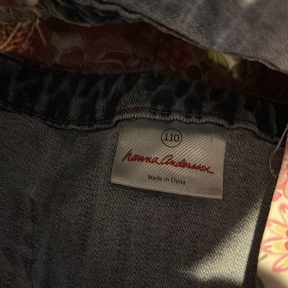 Hanna Anderson size 110 girls overall dress great condition - Picture 2 of 3